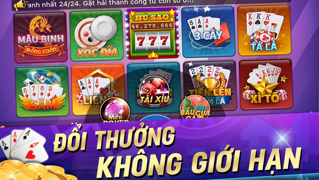 Game bài Mậu Binh đổi thưởng không giới hạn