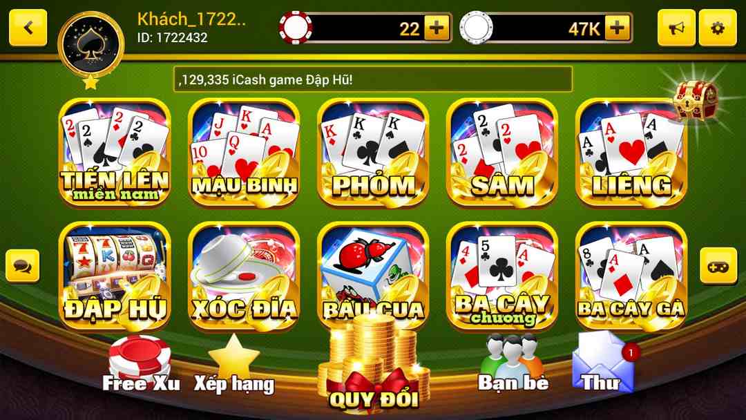 Chơi game bài Mậu Binh tại cổng game bài B52