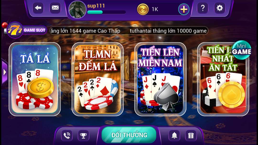 Game bài đổi thưởng trực tuyến có sức hút mạnh mẽ với người chơi