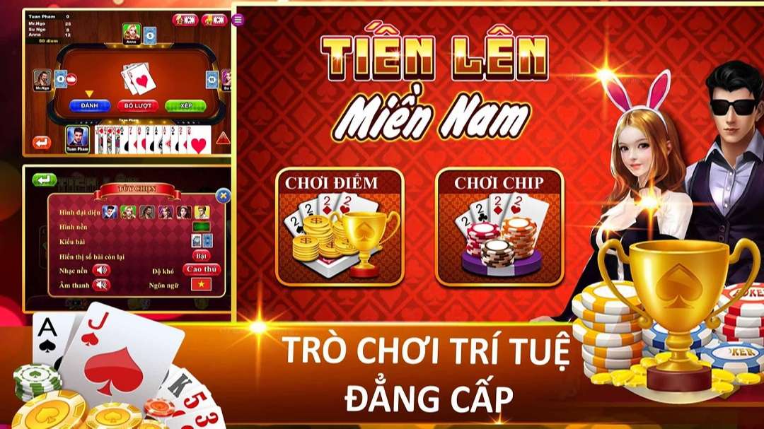 Hiện nay có rất nhiều cổng game đánh bài tiến lên cho người chơi lựa chọn