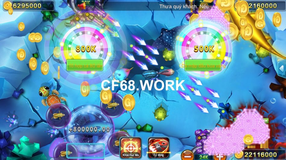 Game bắn cá tại cổng game CF68 Club