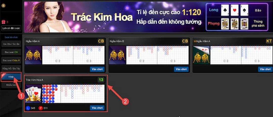 Tổng quan về luật chơi Trác Kim Hoa